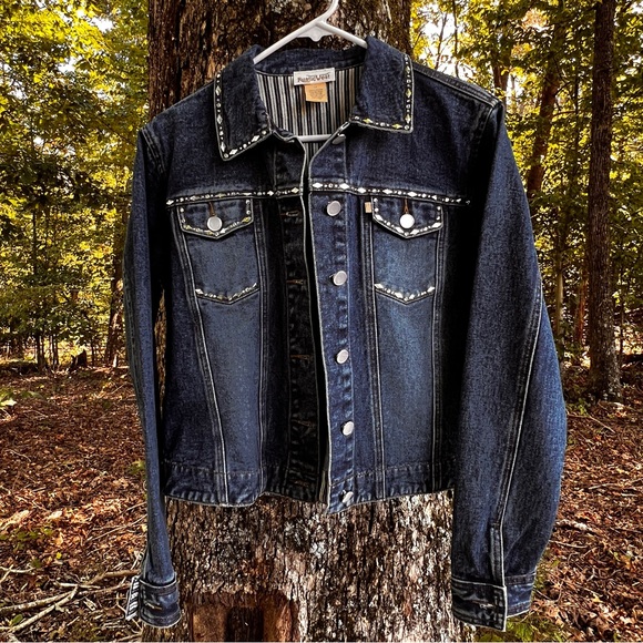 EUC Studded Denim Jacket - Picture 1 of 8